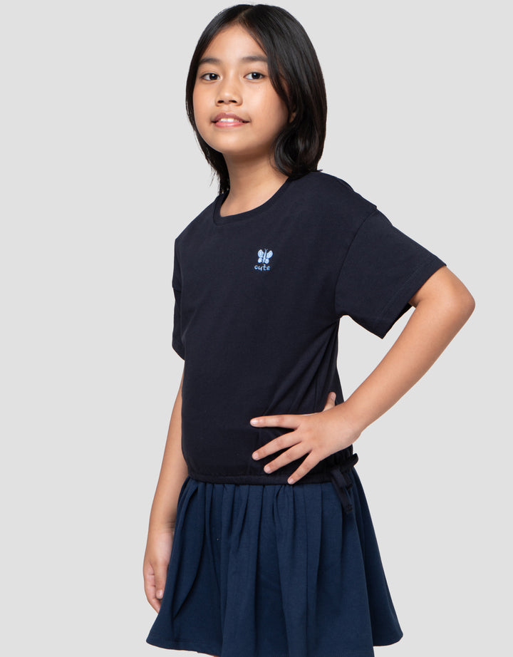 Little M Bordir On Tone Kaos Anak Perempuan