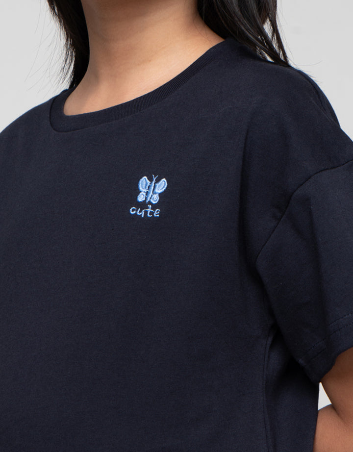 Little M Bordir On Tone Kaos Anak Perempuan