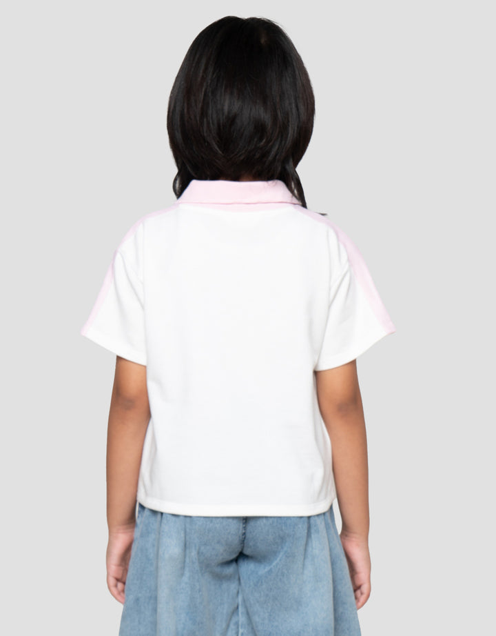 Little M Girlies Run Kaos Polo Anak Perempuan