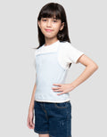 Little M 2In1 Rib 2 Print Kaos Anak Perempuan