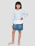 LITTLE M STRIPE 1 KAOS POLO ANAK PEREMPUAN