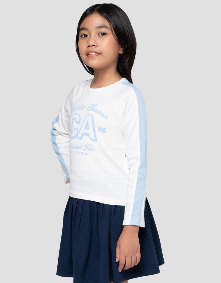 Little M Rib La Kaos Anak Perempuan