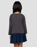 Little M Rib Kaos Anak Perempuan