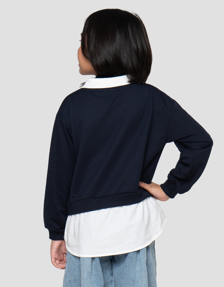 Little M Rule Sweater Anak Perempuan