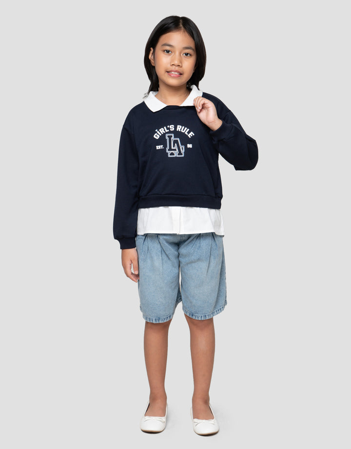 Little M Rule Sweater Anak Perempuan