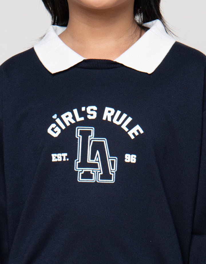 Little M Rule Sweater Anak Perempuan