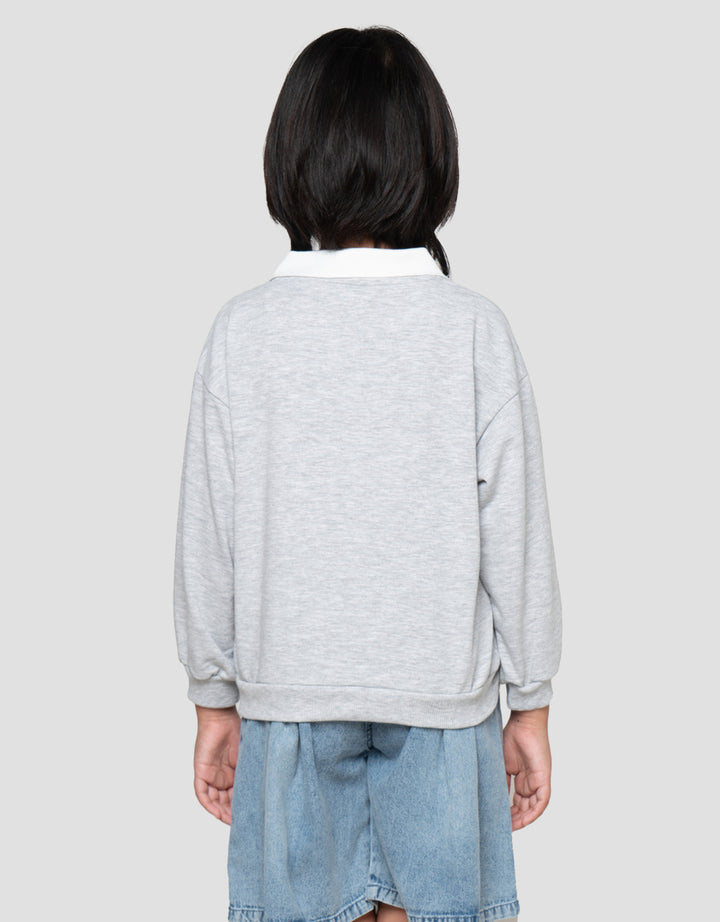 Little M League Ath Team Sweater Anak Perempuan