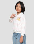 Little M Stripes Bear Sweater Anak Perempuan