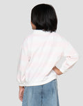 Little M Stripes Bear Sweater Anak Perempuan