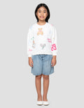 Little M Aop Bear Sport Sweater Anak Perempuan