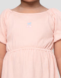 Little M Crinkle Tier Balon Sleeve Midi Dress Anak Perempuan