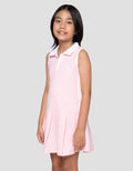 Little M Stripe Samping Dress Polo Anak Perempuan