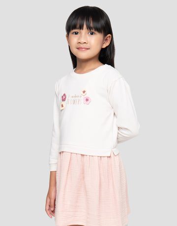 LITTLE M MIDI DRESS ANAK PEREMPUAN