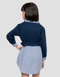 Little M Combi Stripe Dress Anak Perempuan