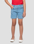 Little M Bordir Flower Celana Denim Anak Perempuan
