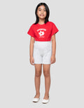 Little M Terry Heart Shape Celana Pendek Anak Perempuan