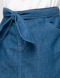 Little M Tali Pita Skort Jeans Anak Perempuan