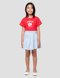 Little M Lipit Knit  Skort Anak Perempuan