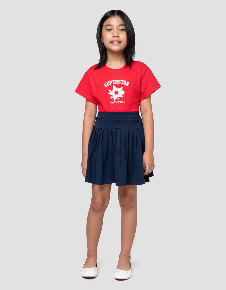 Little M Lipit Knit  Skort Anak Perempuan