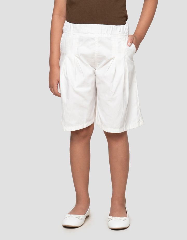 Little M Lipit Woven Skort Anak Perempuan