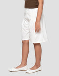 Little M Lipit Woven Skort Anak Perempuan