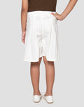 Little M Lipit Woven Skort Anak Perempuan
