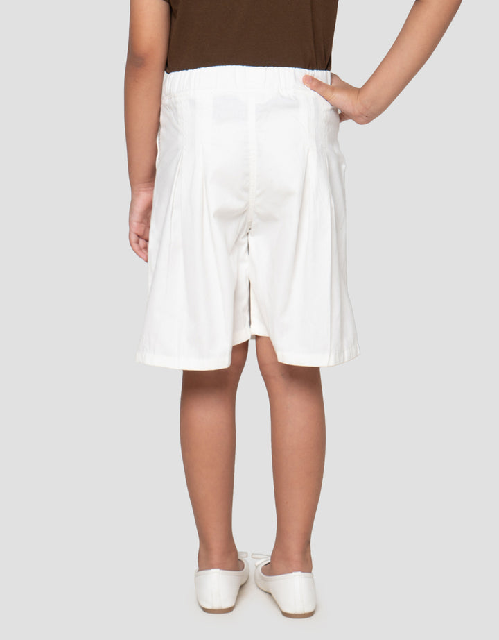 Little M Lipit Woven Skort Anak Perempuan