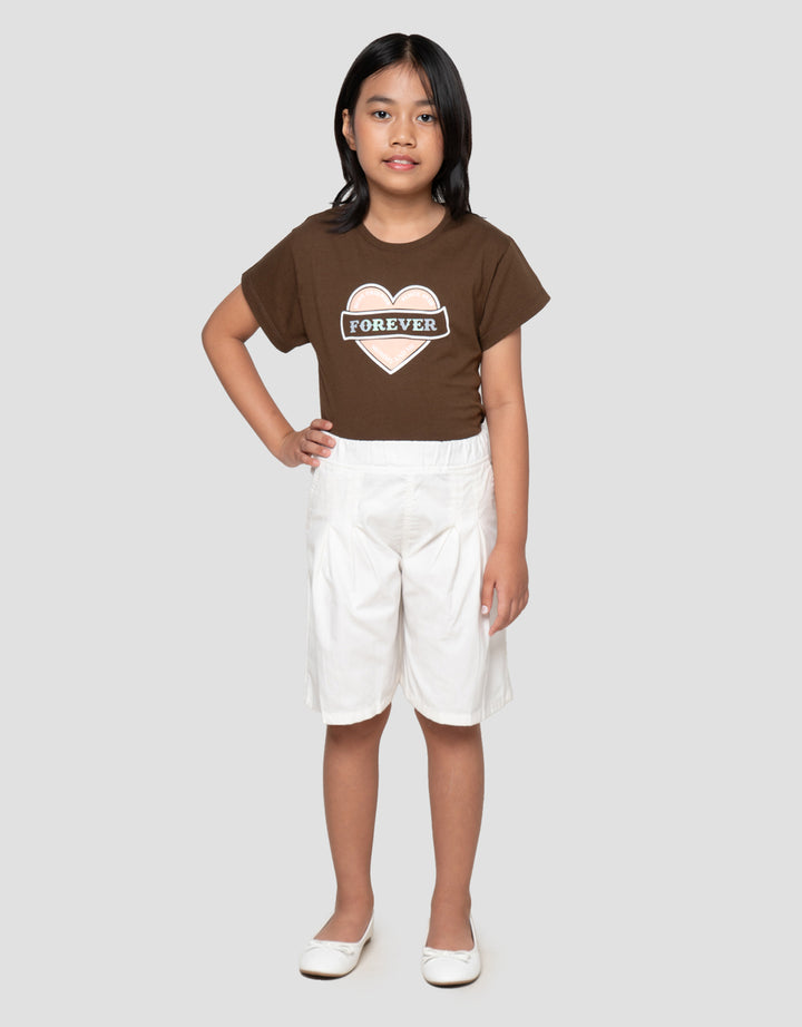 Little M Lipit Woven Skort Anak Perempuan