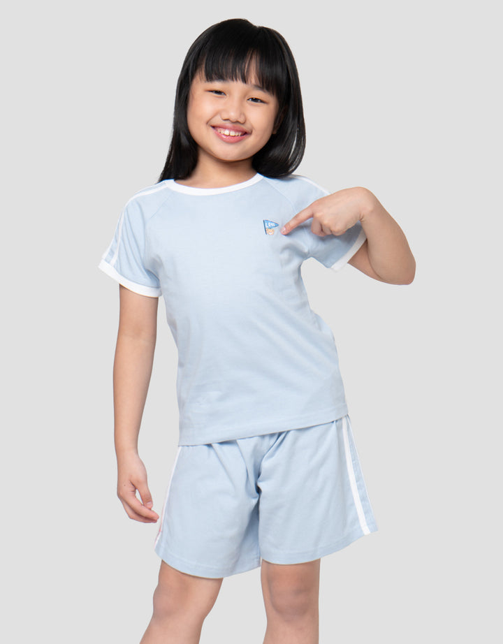 Little M Sporty Stripe 1 Pakaian Setelan Anak Perempuan
