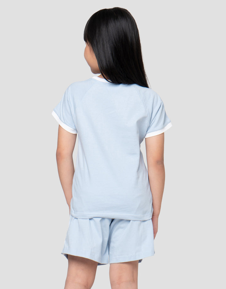 Little M Sporty Stripe 1 Pakaian Setelan Anak Perempuan