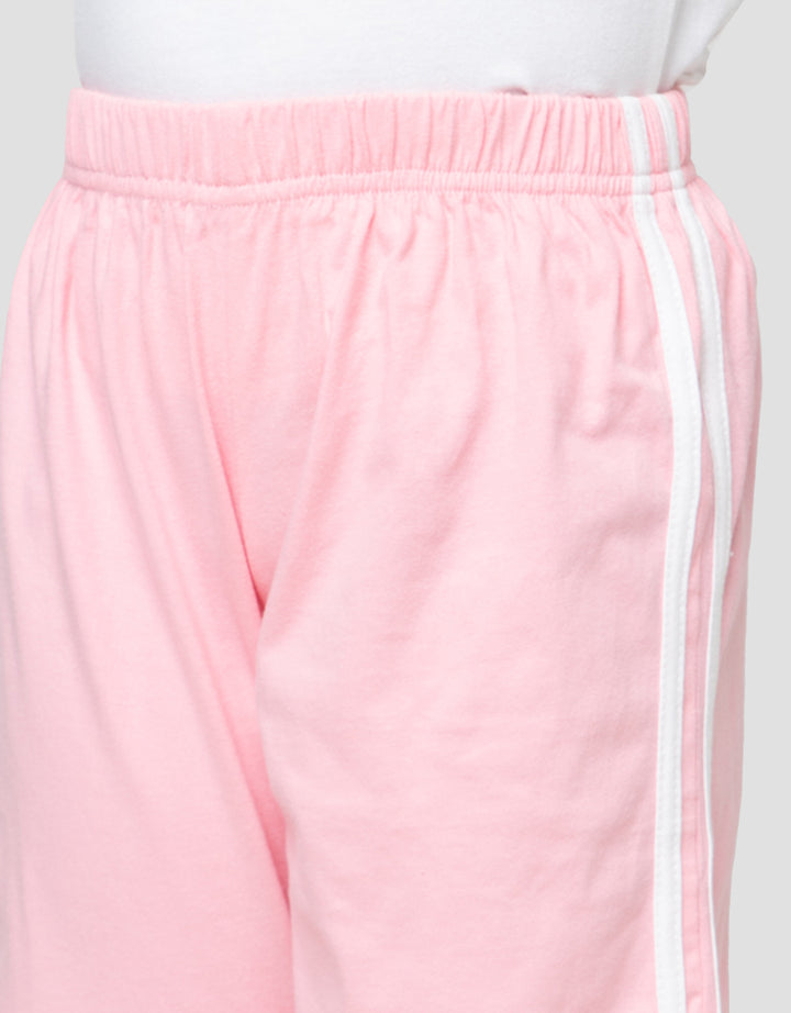 Little M Sporty Stripe 2 Pakaian Setelan Anak Perempuan