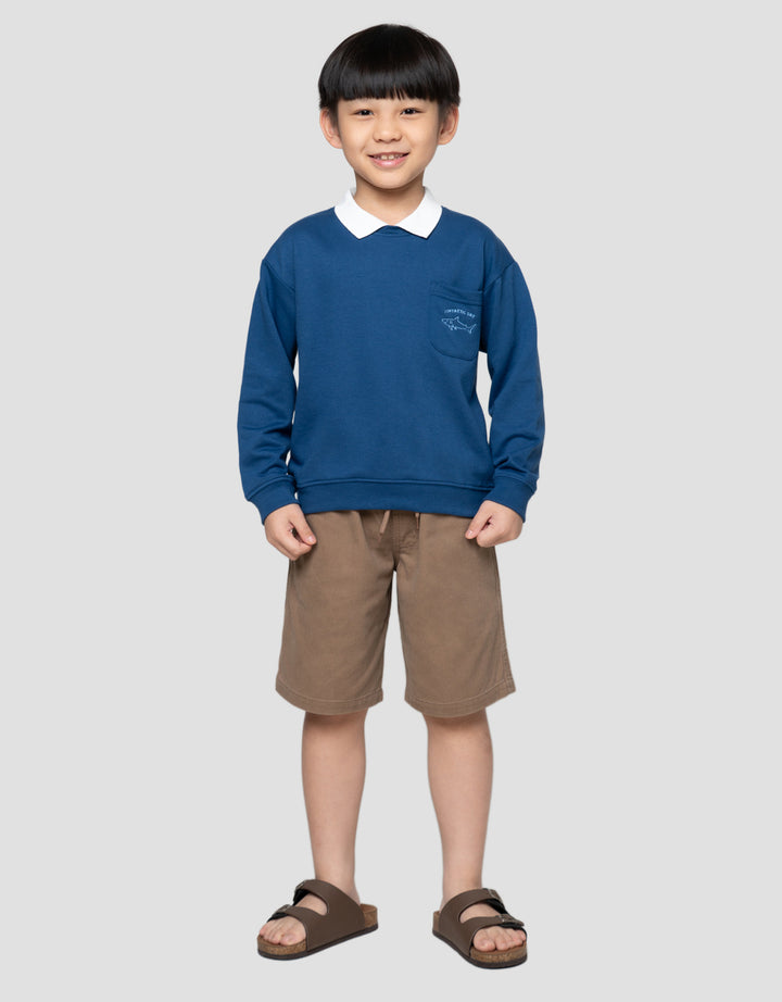 Little M Krah Ktg Fintastic Day Sweater Anak Laki-Laki