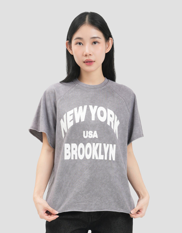 Nevada Baby Terry Wash New York Sweater Wanita