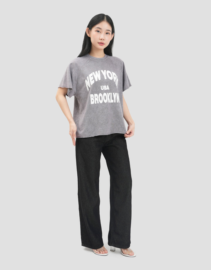Nevada Baby Terry Wash New York Sweater Wanita