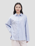 Nevada Oversized Stripe Kemeja Wanita