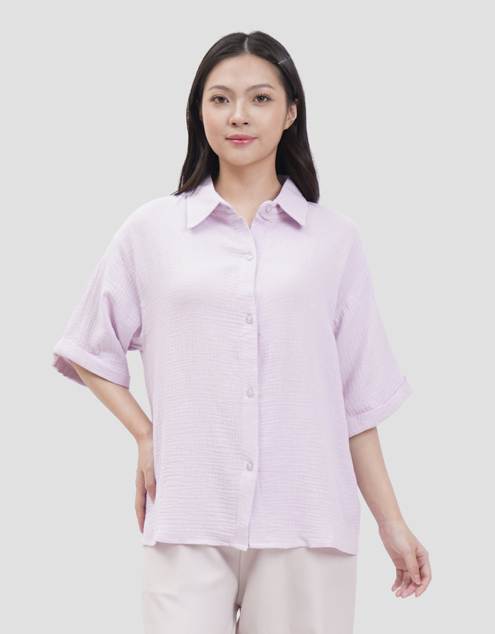 Nevada Oversize Double Gauze Kemeja Wanita
