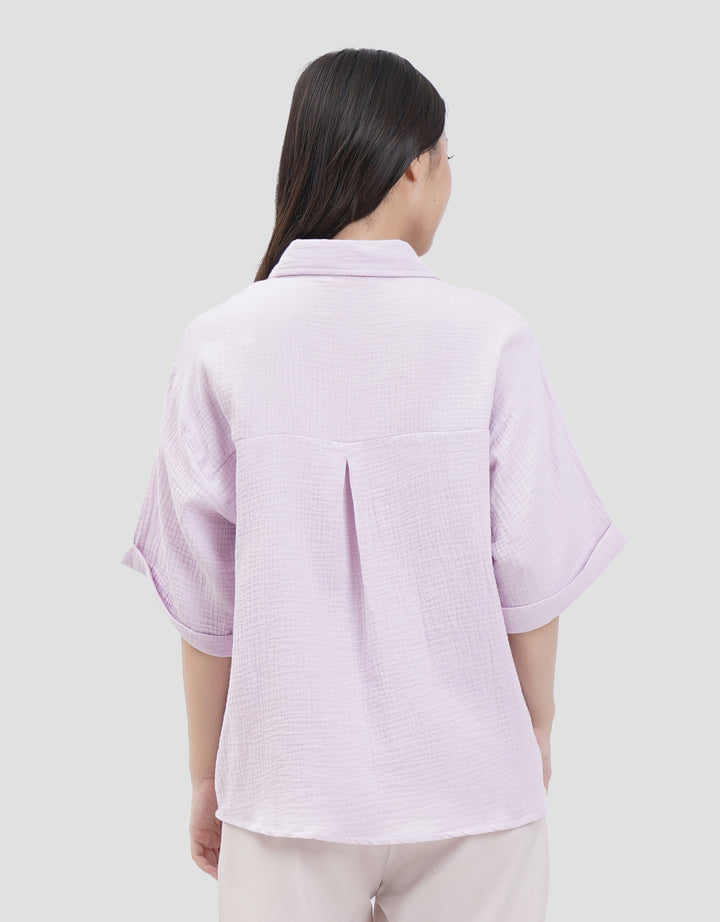 Nevada Oversize Double Gauze Kemeja Wanita