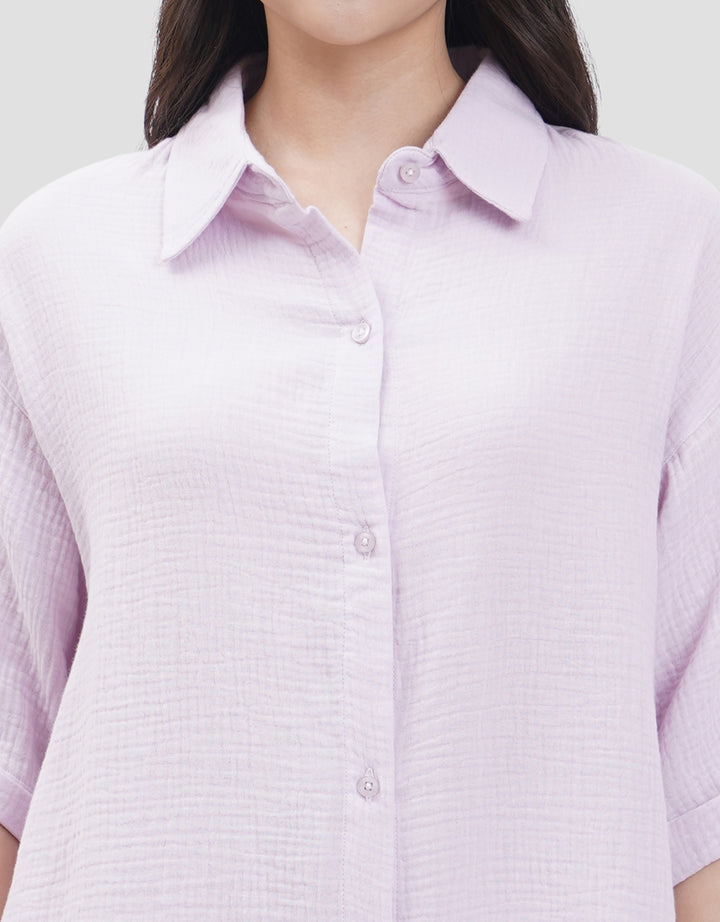 Nevada Oversize Double Gauze Kemeja Wanita