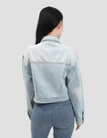 Nevada Boxy Jaket Denim Wanita