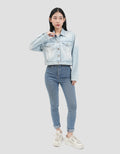 Nevada Boxy Jaket Denim Wanita