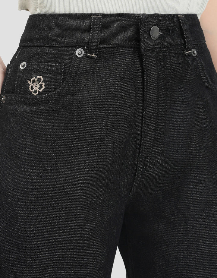 Nevada Wide Leg Celana Denim Wanita