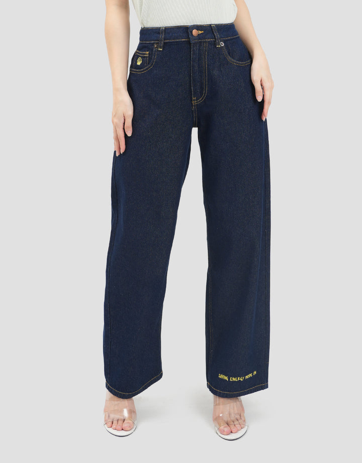 Nevada Wide Leg Celana Denim Wanita