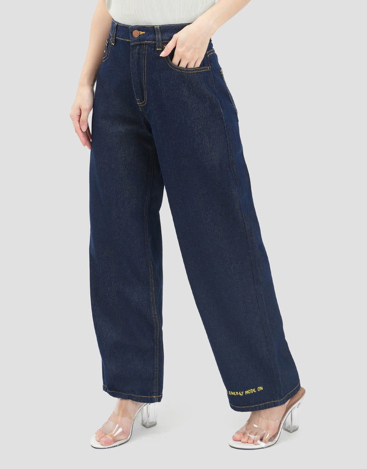 Nevada Wide Leg Celana Denim Wanita