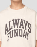 Nevada Print Always Kaos Oversize Anak Laki-Laki