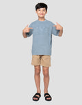 Nevada Washing Patch Ny Kaos Oversize Anak Laki-Laki
