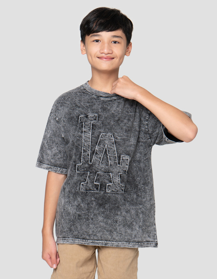 Nevada Washing Patch La Kaos Oversize Anak Laki-Laki