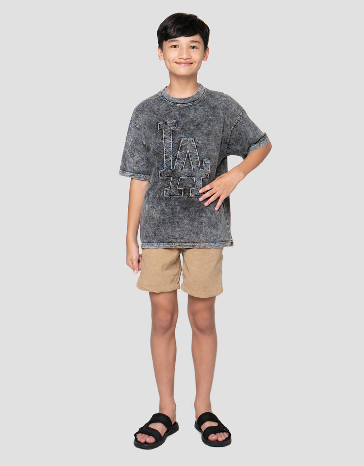 Nevada Washing Patch La Kaos Oversize Anak Laki-Laki