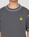 Nevada Patch Woven Label Kaos Oversize Anak Laki-Laki