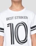 Nevada Print Soccer Big Number 12 Pakaian Setelan Anak Laki-Laki