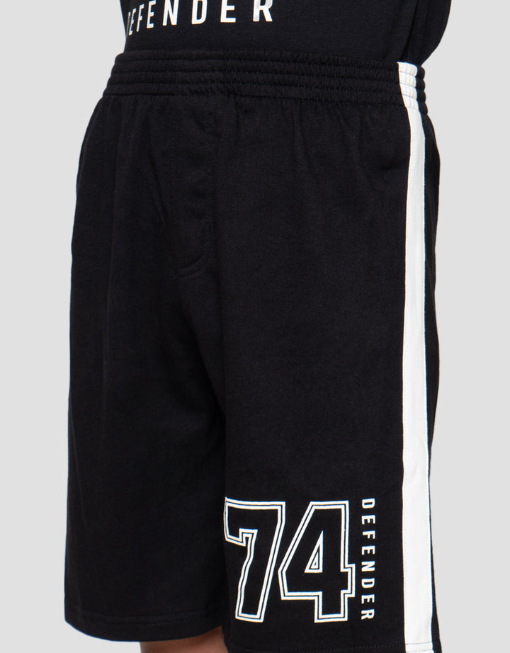 Nevada Print Soccer Big Number 74 Pakaian Setelan Anak Laki-Laki